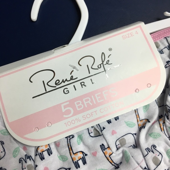 NWT Rene Rofe Underwear Set - Girls Size 4 or Size 6 - Picture 3 of 10